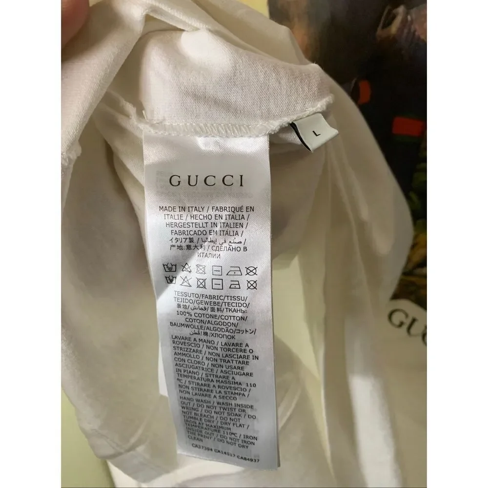 GUCCI Marc Burckhardt Luxury Garden t shirt men's size large